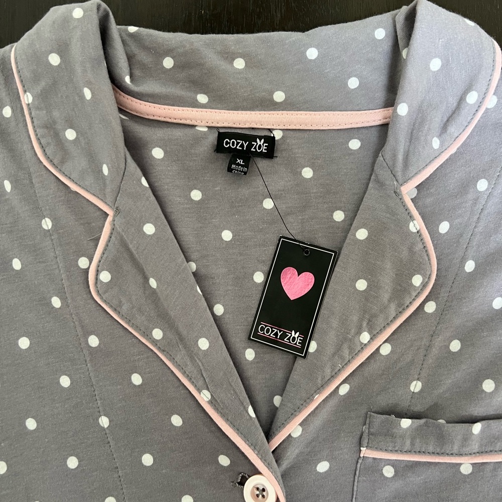 NWT Cozy Zoe Pajama Top Size XL